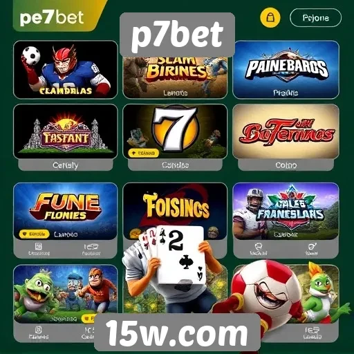Modalidades de jogos oferecidas pelo p7bet
