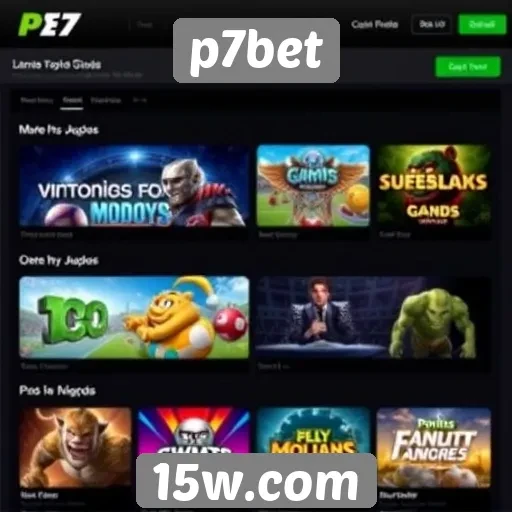 Guia de jogos disponíveis no p7bet