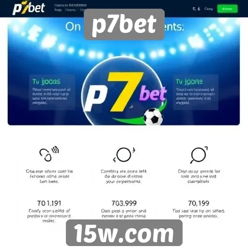 Visão geral das funcionalidades do site p7bet